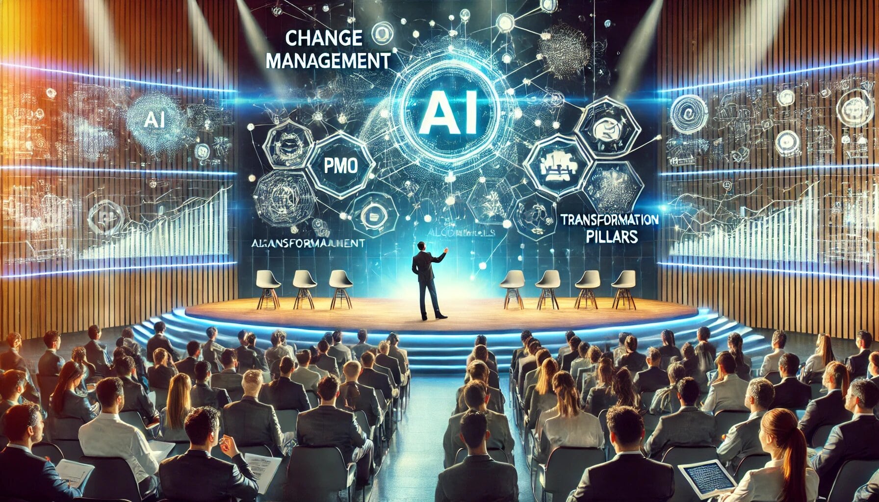 Online event LG Darmstadt: Catalytic role of a Transformation PMO in a Disruptive AI World. Our future is Digital! with Dr. Harris Apostolopoulos