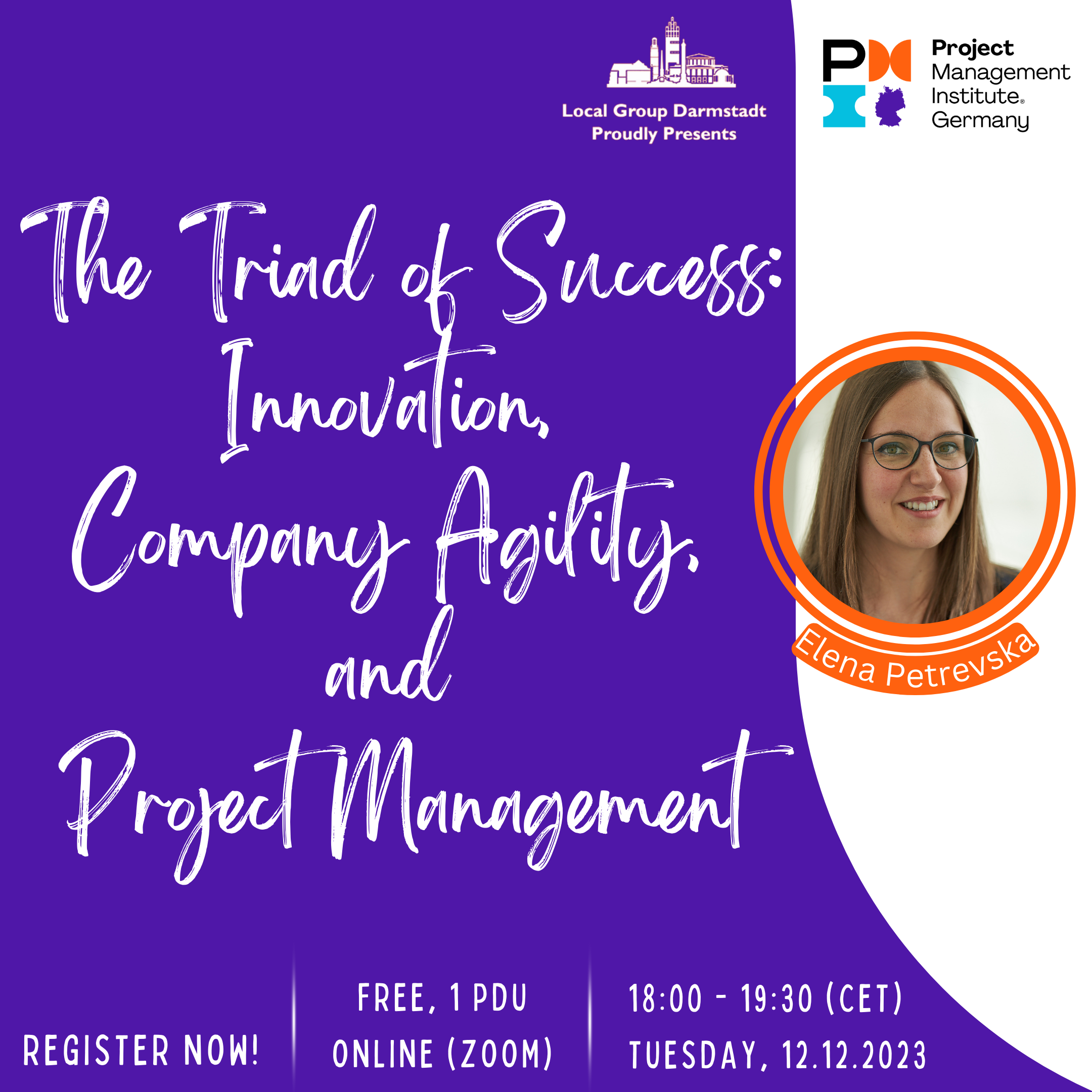 Online event LG Darmstadt: The Triad of Success: Innovation, Company Agility, and Project Management