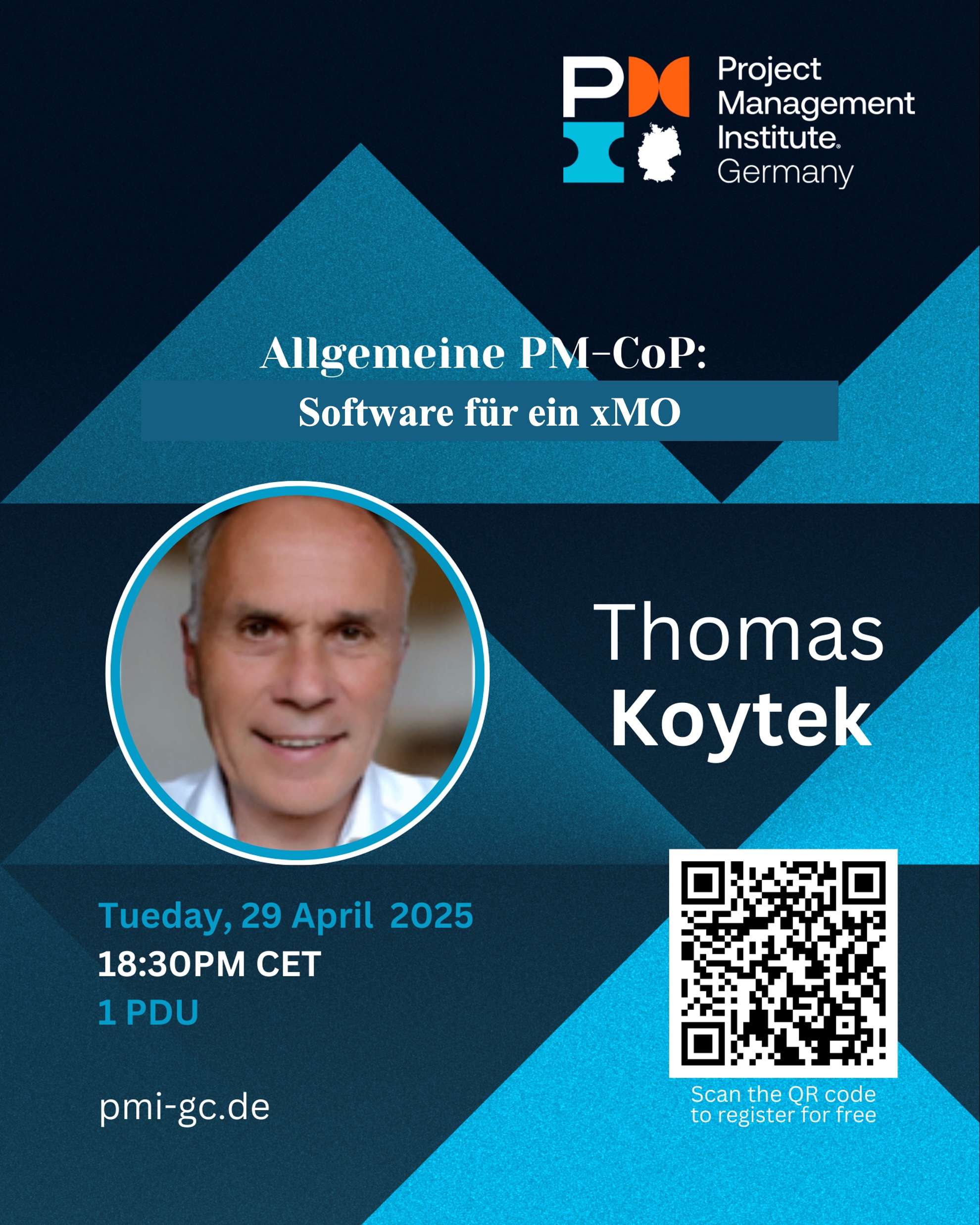 Allgemeine PM-CoP: Software für ein xMO